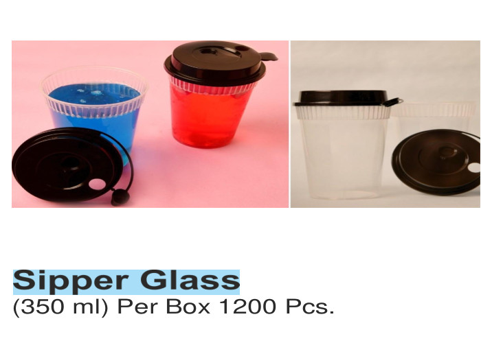 Sipper Glass Per Box 1200 Pcs.